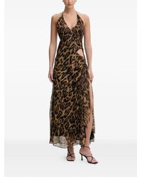 Bardot - Cyrel Maxi-Jurk Met Luipaardprint - Lyst