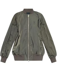Yohji Yamamoto - Logo-Patch Bomber Jacket - Lyst