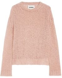 Jil Sander - Linen Crew-Neck Sweater - Lyst