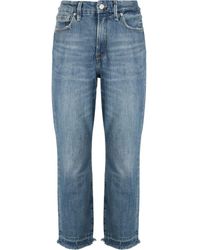 GOOD AMERICAN Cropped Jeans - Blauw
