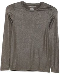 Majestic Filatures - T-Shirt Pailleté À Manches Longues - Lyst