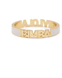 Bimba Y Lola - Zweifarbiges Armband mit emailliertem Logo - Lyst