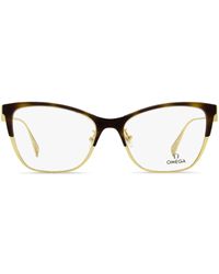 OMEGA EYEWEAR - Butterfly-Frame Glasses - Lyst