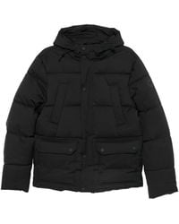 SERGIO MORETTI FIRENZE - Veste Matelassée À Capuche - Lyst
