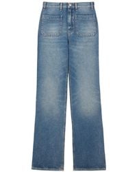 Fortela - Patch-Pockets Bootcut Jeans - Lyst