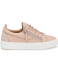 Giuseppe Zanotti - Gail Leather Low-Top Sneakers - Lyst