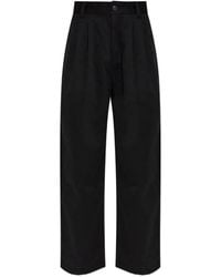 Agolde - Pleated Straight-Leg Trousers - Lyst