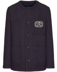 Valentino Garavani - Vlogo Signature Tweed Jacket - Lyst