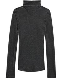 Isabel Marant - Jadia Stand-Up Collar Top - Lyst