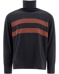 RRL - Katoenen Sweater Met Col - Lyst