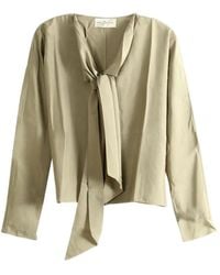 Cortana - Blouse Causa À Col Lavallière - Lyst