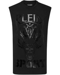 Philipp Plein - Tiger-Print Tank Top - Lyst