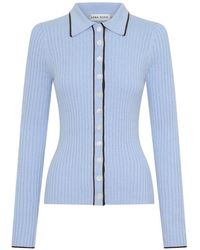 Anna Quan - Ashlen Ribbed-Knit Top - Lyst