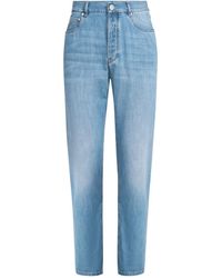 Brunello Cucinelli - Five-Pocket Button-Fastening Jeans - Lyst