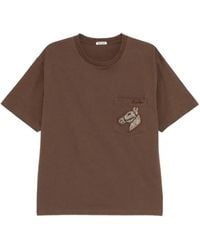 Bode - Horse-Patch Pocket T-Shirt - Lyst