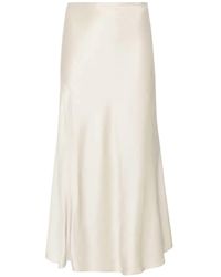 LAPOINTE - Bias-Cut Midi Skirt - Lyst