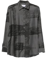 Costumein - Abstract-Print Long-Sleeve Shirt - Lyst