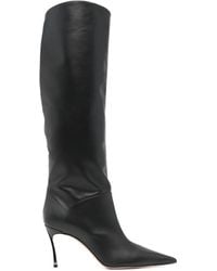 Casadei - 'Superblade' Leather High Boots - Lyst