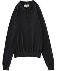 Studio Nicholson - Button Polo Shirt - Lyst