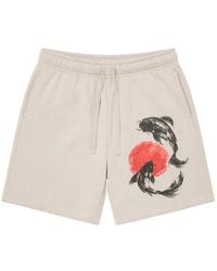 Melt - Graphic-Print Drawstring Shorts - Lyst