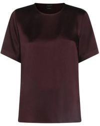 Antonelli - Satin-Finish Short-Sleeve T-Shirt - Lyst