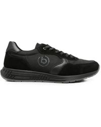 Bugatti - Logo-Print Panelled Sneakers - Lyst