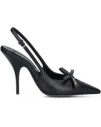 Miu Miu - Bow-Detail Slingback Pumps - Lyst