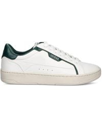 Guess - パネル レザースニーカー - Lyst