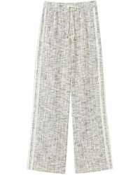 Twinset - Tweed-Effect Drawstring Trousers - Lyst