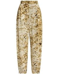 Moschino - Pantalon À Sequins Et Plis - Lyst
