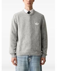 adidas - Trefoil Essentials Fully Knit Sweater - Lyst