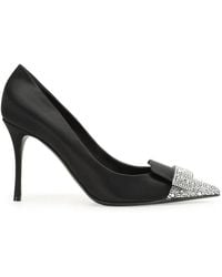 Sergio Rossi - Verfraaide 90 Mm Leren Schoenen - Lyst
