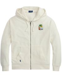 Polo Ralph Lauren - Hooded Full Zip Long Sleeves Sweatshirt - Lyst