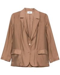 SOLOTRE - Single-Breasted Blazer - Lyst