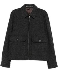 Paul Smith - Harrington Herringbone-Pattern Front-Pocket Jacket - Lyst