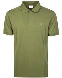 Sun 68 - Paisley-Print Collar Polo Shirt - Lyst