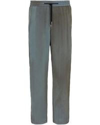 Giorgio Armani - Pantaloni Bicolore Con Coulisse - Lyst