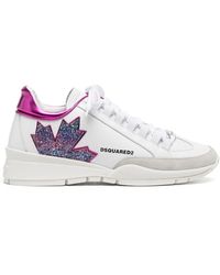 DSquared² - Logo-print Lace-up Sneakers - Lyst