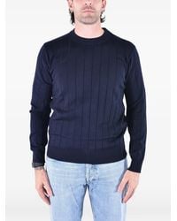 Kangra - Ribbed-Knit Crew-Neck Sweater - Lyst