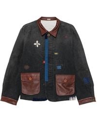 KHOKI - Jack Met Leren Afwerking En Patchwork - Lyst