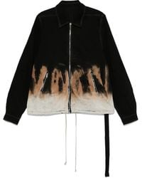 Rick Owens - Veste En Jean À Effet Tie Dye - Lyst