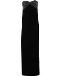 Roland Mouret - Crystal-Embellished Strapless Maxi Dress - Lyst