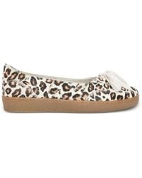 MSGM - Animal-Print Ballet-Style Sneakers - Lyst