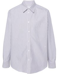 Bottega Veneta - Striped cotton shirt - Lyst