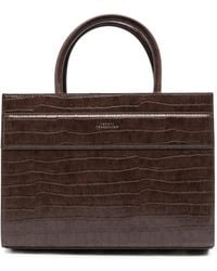 Twentyfourhaitch - Serane Crocodile-Effect Leather Tote Bag - Lyst