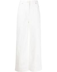 AALTO Jeans mit weitem Bein - Weiß