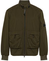 C.P. Company - Shell-r Lens-detailed Bomber Jacket - Lyst
