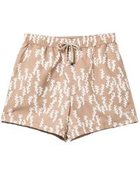 ZEGNA - Printed Swim Trunks - Lyst