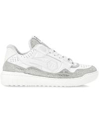 Philipp Plein - Leather Low-Top Sneakers Moon Walker - Lyst
