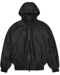 Rains - Lohja Hooded Zip-Up Jacket - Lyst